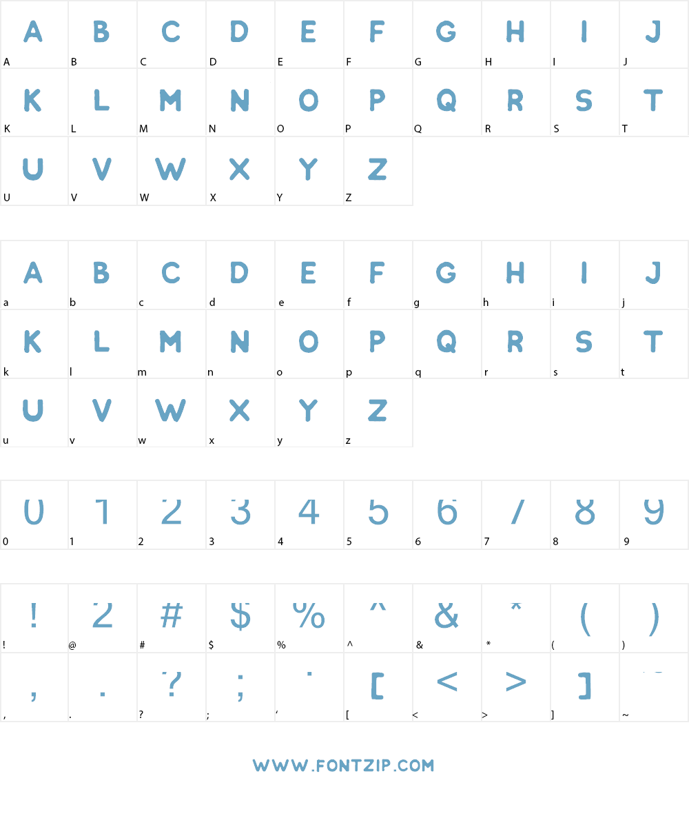 Chlakh Demo Font Character